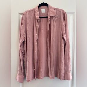 Sandro Dusty Pink Floaty Shirt